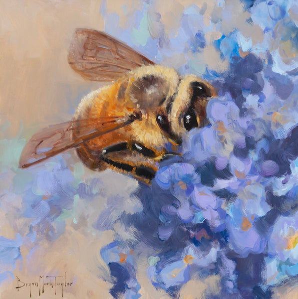 Honeybee and Lavender