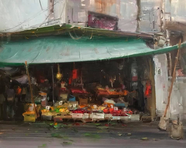 "Chinese Fruit Market"