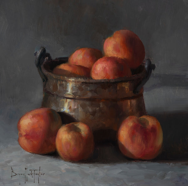 Peaches in a Copper Pot