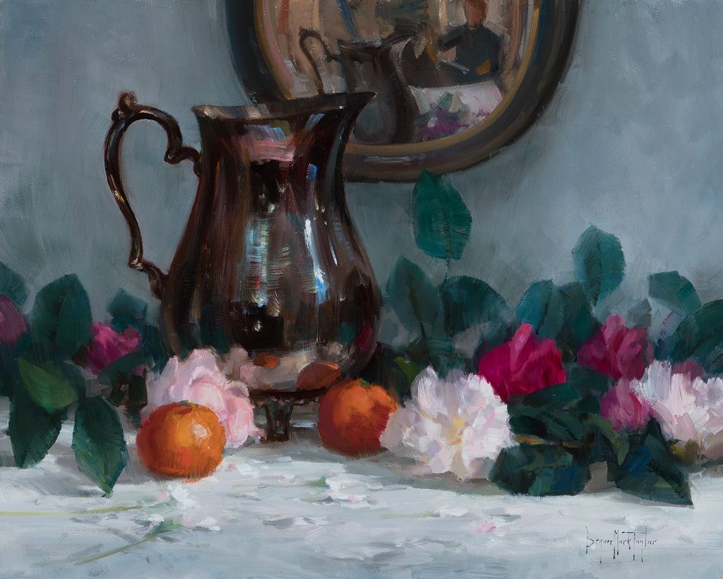 Pitcher and Peonies