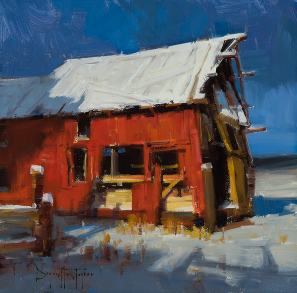 Red Barn Winter